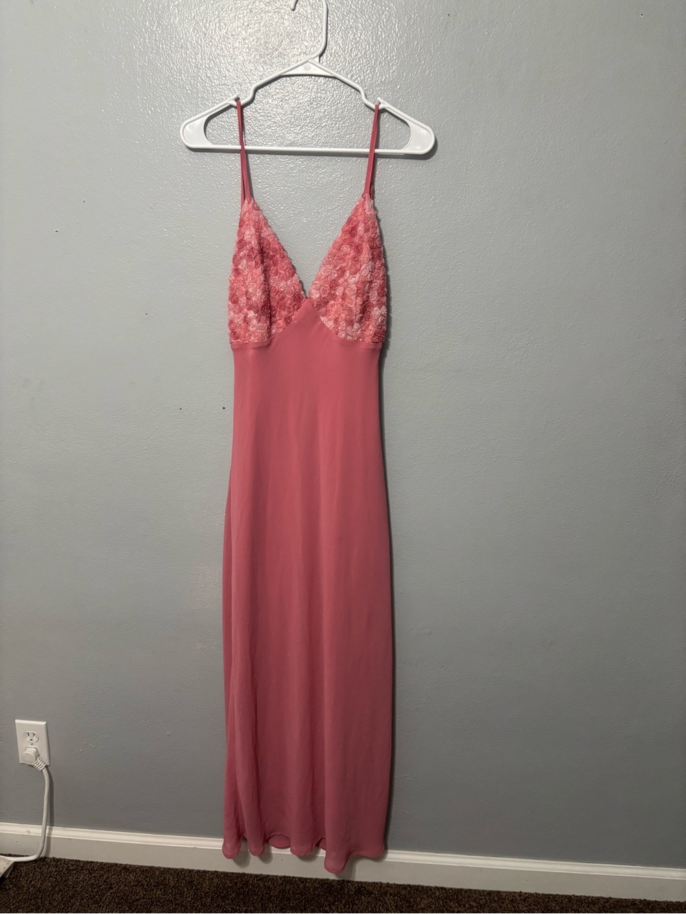 wild fable Rose Pink Lace Bust Slip Maxi